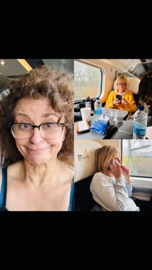 Jane Moore Instagram - How glad were me @kayeadamsofficial and @janepmoore that we put everything else to one side and headed up to Manchester for the weekend , to see the bloody brilliant @denise_welch and Mathew Kelly in  Jim Cartwrights knockout play The Gap at @hopemilltheatre 

No baloney they were both so damn good ! We laughed we cried . EVERYTHING anyone would ever want from a night at the theatre !! 

Home now #knackeredbuthappy
#loosewomen