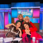 Jane Moore Instagram - Lovely day back @loosewomen with @kayeadamsofficial @myleeneklass @nadiasawalha for some Friday fun. Tomorrow we’re off to see @denise_welch in her play The Gap @hopemilltheatre so watch out #Manchester - we’re coming for you! Have a great weekend everyone