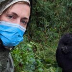 Jane Moore Instagram - It has always been a dream of mine to see the mountain gorillas of Rwanda in their natural habitat and today that dream came true. I was soaked to the skin (well, it is a rainforest) and nearly had a heart attack when the big fella came out of the undergrowth and beat his chest (see on my stories) but what an incredible experience. Rwanda is stunningly beautiful and the people work very hard to keep it that way via conservation and community projects as well as protecting the gorillas from extinction. #rwanda #gorillas #conservation #silverback
