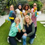 Jane Moore Instagram – When your house sale falls through on the week of exchange and your mates come round with their dusters to help you clean it ready for viewings again…❤️ #JanesAngels #sisterhood #friends #glamsquad