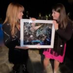 Jane Seymour Instagram - Regardless of how many times you’re broken, what matters is how you put yourself back together. 💙 Sharing the beautiful message behind @kathryn.g.wise’s thoughtful gift. How stunning is this gorgeous glasswork art of The Wave? ☺️ No matter how broken you feel, all those pieces still make up something unique and beautiful.