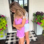 Janelle Pierzina Instagram - Last day of school for my kids! Last day of Elementary school for Violet. Lots of tears from Stella because she can’t stand the thought of not being in school with Violet until High School. ♥️