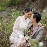 Janet Hsieh Instagram - Lovers to Covers. Found these Behind the Scenes from one of my favourite shoots with @janetagram (mainly because of that headdress she's got on). Shot in the fields of Taiwan. BTS by @hairbroken . Shots for ELLE by @zhonglin_