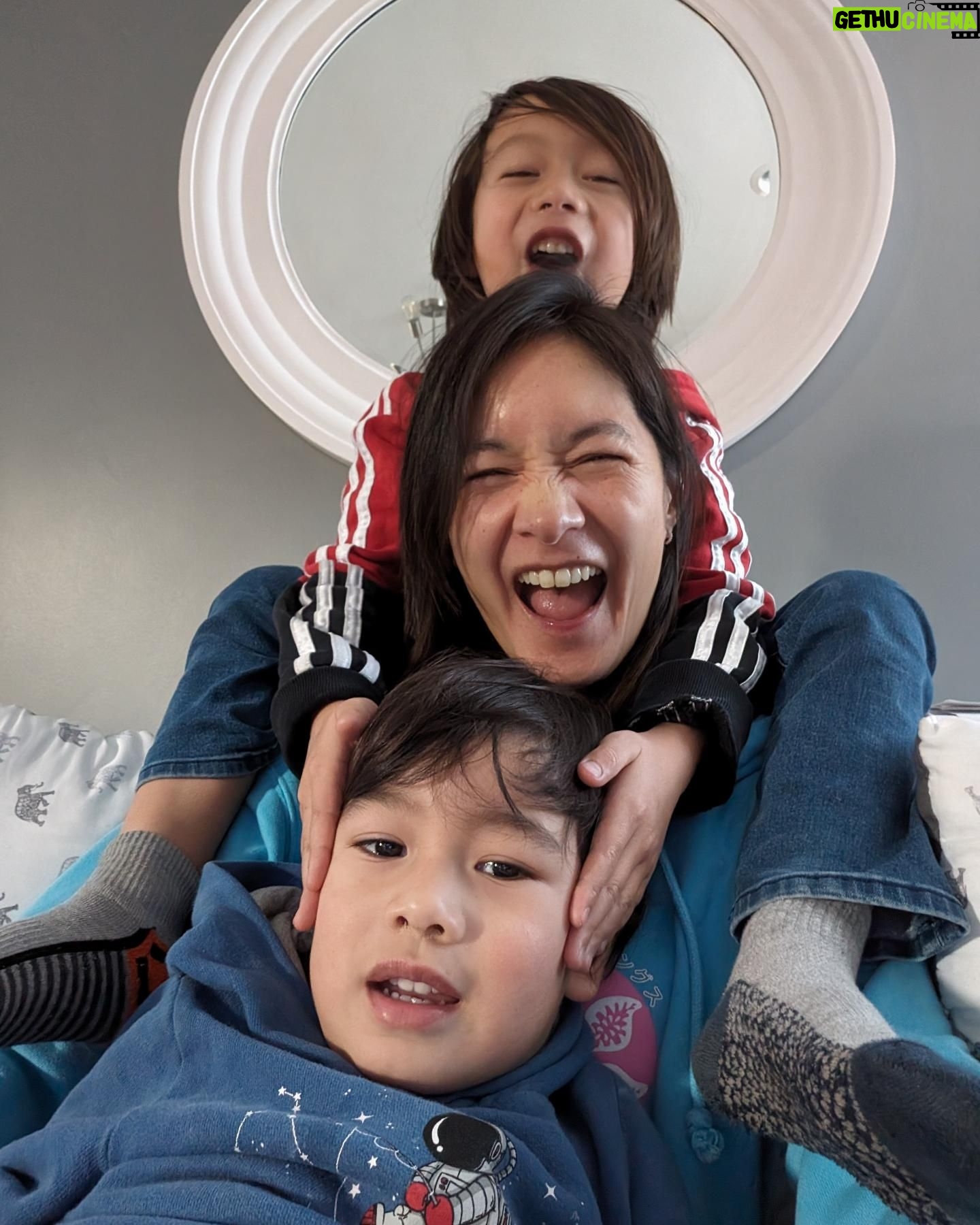 Janet Hsieh Instagram - Our Totem Pole. Let's see yours!! 這個是我們的 totem (不知道中文怎麼寫!)想看看你們的!!