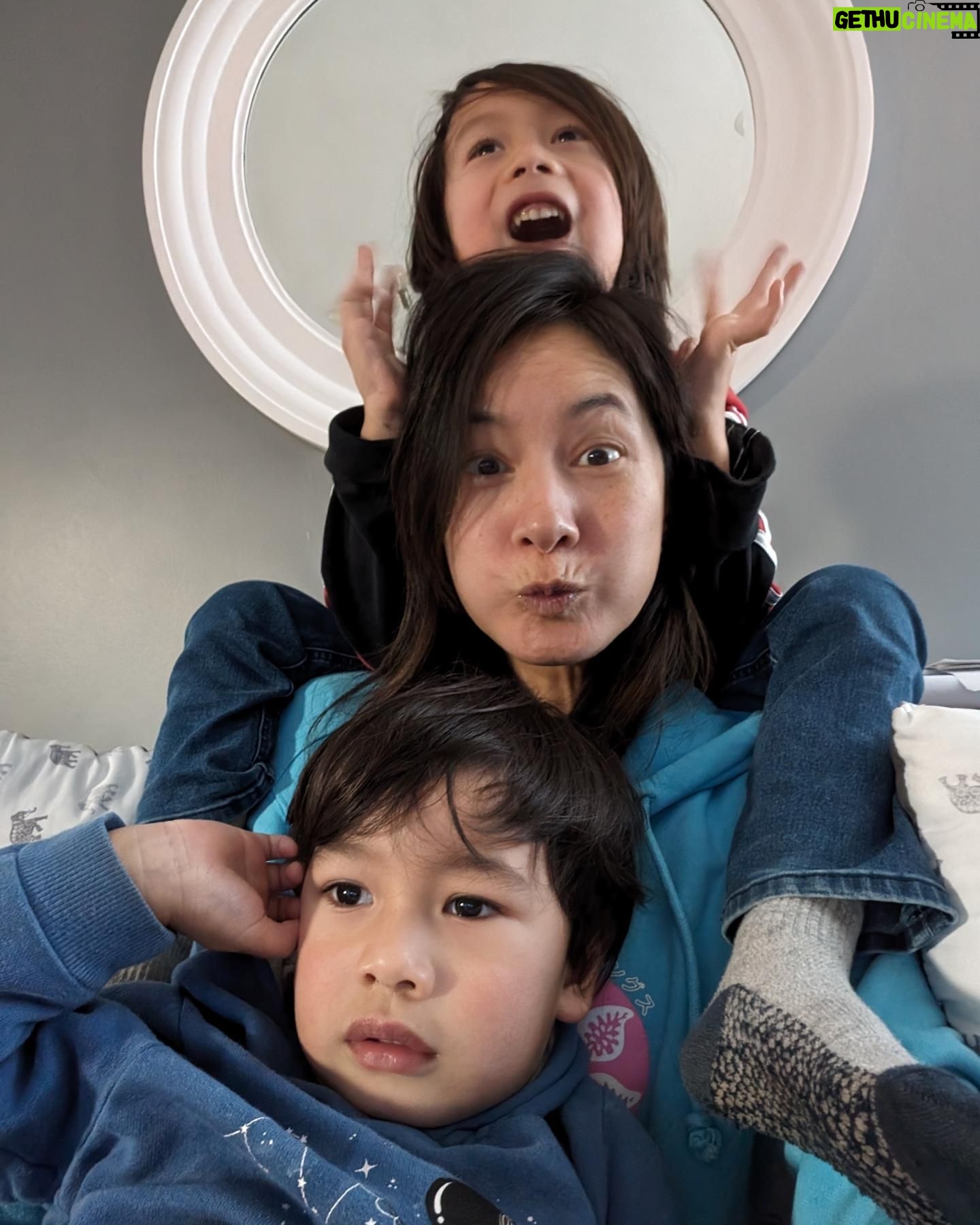 Janet Hsieh Instagram - Our Totem Pole. Let's see yours!! 這個是我們的 totem (不知道中文怎麼寫!)想看看你們的!!