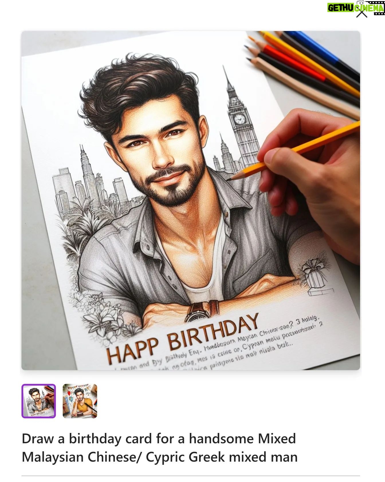Janet Hsieh Instagram - Happ 11th Birthday @instageorgey I spent a lot of time on these crd for your 11 birthdday. Hope you like them. 生日快樂George. 因為你終於11歲了,所以我花了好多好多時間幫你畫了這幾張卡片。#guesswhichonesarentAI