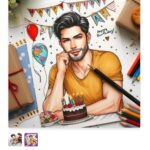 Janet Hsieh Instagram - Happ 11th Birthday @instageorgey I spent a lot of time on these crd for your 11 birthdday. Hope you like them. 生日快樂George. 因為你終於11歲了，所以我花了好多好多時間幫你畫了這幾張卡片。#guesswhichonesarentAI