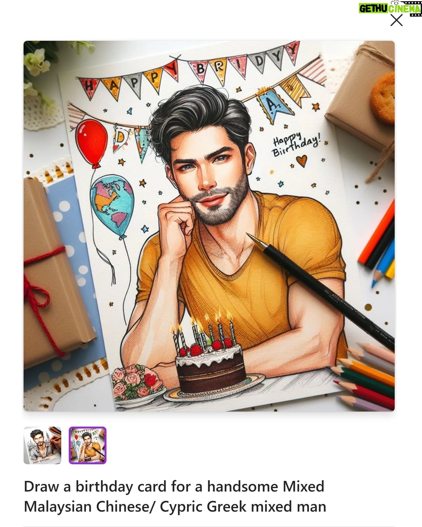 Janet Hsieh Instagram - Happ 11th Birthday @instageorgey I spent a lot of time on these crd for your 11 birthdday. Hope you like them. 生日快樂George. 因為你終於11歲了,所以我花了好多好多時間幫你畫了這幾張卡片。#guesswhichonesarentAI