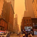 Janet Montgomery Instagram - The end of the world in the city 🌆 #wildfires