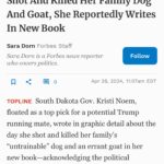 Janice Dean Instagram – I’m old enough to remember when Mitt Romney admitted he strapped his family dog to the top of his car for 12 hours, and it disgusted me.  Today I read the passage from her book about killing her family dog. It brought tears to my eyes. Truly awful.  By all means, go find the story and read it yourself. It’s all over the place. I read this quote from Dan Lussen, a professional hunting dog trainer says that a 14-month-old dog is a “baby that doesn’t know any better.” 

“To me, it’s a lack of guidance by the owner, or training by the owner, or discipline of the owner,” he says, explaining that young bird-hunting dogs in training often go through a slow process of introduction to dead fowl before even being around gunshots. “There’s a lot of steps that you take before you take it to a field and shoot birds over it. And then there’s obedience training. Does the dog know how to come when it’s called? Does the dog know how to sit and wait?”