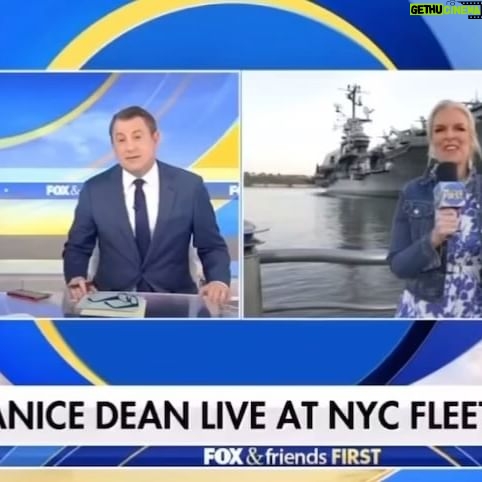 Janice Dean Instagram - Join us for all the coverage kicking off #FleetWeek! Thank you for your service @marines @usnavy @uscg @IntrepidMuseum #ParadeofShips 🛳️