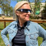 Janice Dean Instagram - I’ve got my @foxweather eclipse glasses on! #totalsolareclipse is coming to #LittleRock