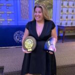 Janice Dean Instagram - So proud of my niece @daniegrl17 who was inducted into the CHSAA Hall of Fame last night and was the recipient of the Joan Casazzone Service Award. She is amazing. @SEPAthletics @chsaasports @donna.johnson1226 @stedmundprep