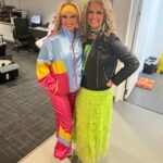 Janice Dean Instagram - I couldn’t do this without my bestie! #backtothe80s