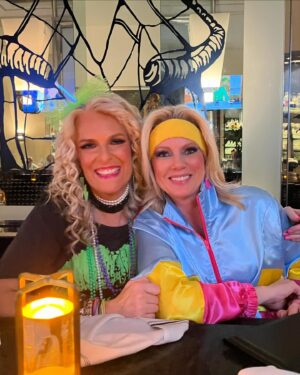 Janice Dean Instagram - I couldn’t do this without my bestie! #backtothe80s