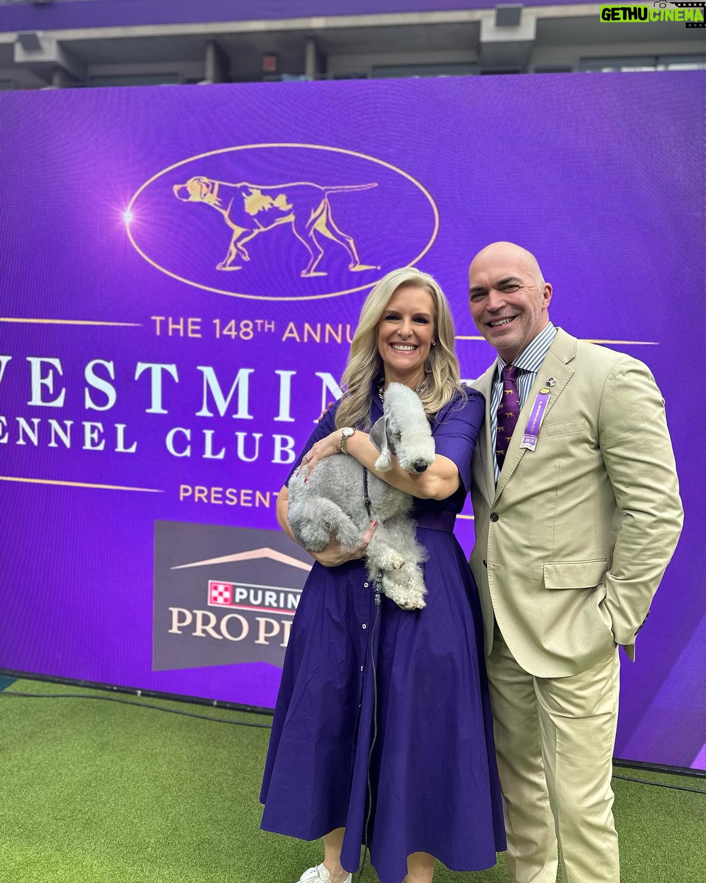 Janice Dean Instagram - Thanks to the president of @westminsterkennelclub @drdonsbk for making time for us today despite a crazy schedule. Grateful for your kindness and love of all dogs (including Lola!) 💜🐾