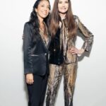 Janice Dickinson Instagram - At the @frowfw supporting the amazing @kimiaaryasilk 💕 Beautiful outfit! Thank you for having me #FRow #LAFW #KimiaAyraSilk