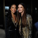 Janice Dickinson Instagram - At the @frowfw supporting the amazing @kimiaaryasilk 💕 Beautiful outfit! Thank you for having me #FRow #LAFW #KimiaAyraSilk