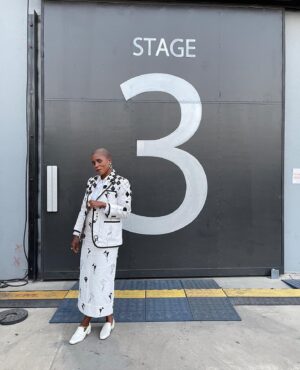 Janicza Bravo Instagram - I stopped by @rupaulsdragrace to help the queens act their padded asses off 🎬! An all-new #AllStars7 — streaming on @paramountplus! ✨ 

Dressed by @laura_sophie_cox 
Face by @andremakeup
