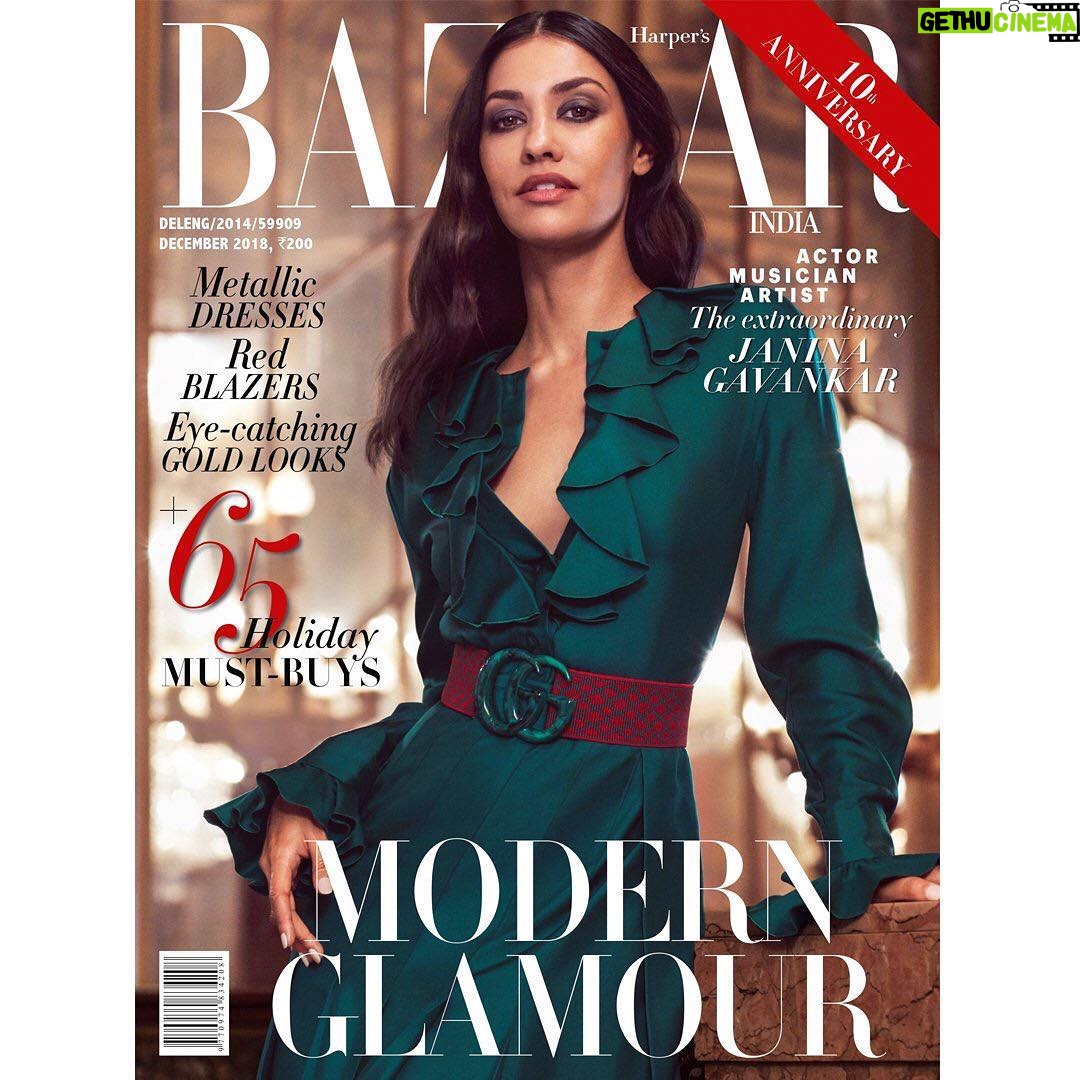Janina Gavankar Instagram - It means so much to cover Harper’s @bazaarindia and that the Motherland might know that I’m repping as hard as this strange industry will allow me to. A massive thank you to the brilliant team that flew in just to run around the historic @losangelestheatre.la with me for a day, and to @gucci, for dripping me in glamour, head to toe. All clothes, shoes, and bags: @gucci Editor : @nonitakalra Fashion Director: @edwardlalrempuia Creative Director: @yurreipem Photographer : @andrewyee_photo Hair : @amberduarte Make-up : @samuelpaulmakeup Location : @losangelestheatre.la #bazaarindia #decemberissue #BazaarDecember"