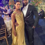Janina Gavankar Instagram - About last night. @themorningshow ensemble was 4 tables deep to celebrate our @sagawards nom! (Be prepared to see many posts about this @georgeschakraofficial dresssssss)