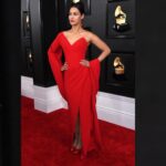 Janina Gavankar Instagram - Another photo in red to balance out this row.. Edit: damnit! I should’ve done a white border.