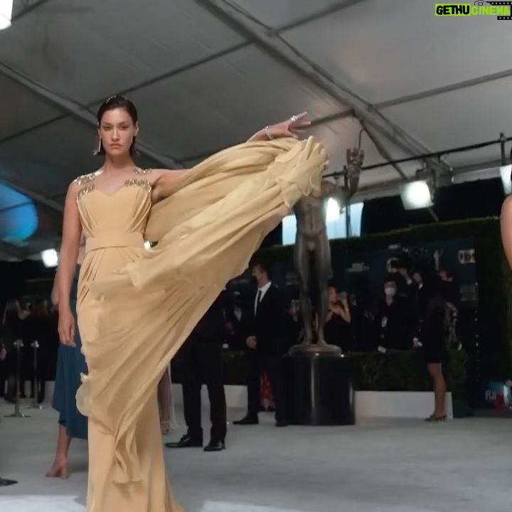 Janina Gavankar - 8.2K Likes - About last night.
@themorningshow ensemble was 4 tables deep to celebrate our @sagawards nom!
(Be prepared to see many posts about this @georgeschakraofficial dresssssss)