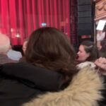 Jann Arden Instagram - As I was filming this little clip in the theatre, Chris pointed out that there was a giant flashing sign that said absolutely no filming or photos. Whoops. We saw a show called, #openingnightmusical no comment.