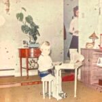 Jann Arden Instagram - I prefered having my holster on and one foot on my machine gun when I played piano....the little round table behind me, lives in my house-