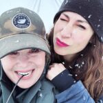 Jann Arden Instagram - We managed to go for a walk. @cynthialoyst #jannsroad #snowedfordays