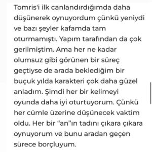 Janset Paçal Instagram - 🎭 #Tomris oyunumuz ile ilgili Cumhuriyet Gazetesi'nde yayınlanan Sebla Didem Korday ile yaptığımız keyifli röportajımızı okuyabilirsiniz. 

📇 Haber: Sebla Didem Korday 
📰 Gazete: Cumhuriyet Gazetesi  @cumhuriyetgzt 

Link: https://www.cumhuriyet.com.tr/cumhuriyet-pazar/janset-pacalin-rolu-icin-kaslarini-kazidigi-tomris-oyunu-yeniden-2171296

TOMRİS: @jansetpacal 
Yazar: @kaanerkam 
Yönetmen: #MehmetUlay
Sanat Yönetmeni: @kemaldogulu
Tomris Ekip: @aysuzzzz @harunozdn 
JPTV Ekip: @egeshaqrock 
DonKişot Organizasyon: @donkisottiyatro (05445178402) @_ahmetdinc 

#tomris #tomrisuyar #gazete #haber #edebiyat #kültür #sanat #Ankara #cermodern #Janset #JansetPaçal #KemalDoğulu #röportaj #interview #actress #theatre #live #performance  #press #news