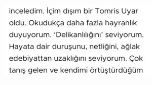 Janset Paçal Instagram - 🎭 #Tomris oyunumuz ile ilgili Ufuk Azbay tarafından hazırlanan haber 3 Şubat 2024 tarihinde Milli İrade Gazetesi'nde yayınlandı📰

Keyifli okumalar 📰🎭

📇Haber: Ufuk Azbay @azbayufuk 
📰Gazete: Milli İrade Gazetesi @milliiradegazetesi 

Haberin tamamı: https://www.milliirade.com/tomris-performansi-ayakta-alkislandi

@jansetpacal @tomrisoyunofficial @jansetpacal.tv

⭐️Tomris 

📌4 Şubat'ta Ankara Cermodern'de
📌19 Şubat'ta Ataköy Yunus Emre Kültür Merkezi'nde
📌28 Şubat'ta Çorlu Memduh Şevket Esendal Sahnesi'nde sahnelenecek. 

🎫 Biletler Biletix ve Biletinial'da.

🎭 İyi Seyirler 

TOMRİS: @jansetpacal 
Yazar: @kaanerkam 
Yönetmen: #MehmetUlay
Sanat Yönetmeni: @kemaldogulu
Tomris Ekip: @aysuzzzz @harunozdn 
JPTV Ekip: @egeshaqrock 
DonKişot Organizasyon: @donkisottiyatro (05445178402) @_ahmetdinc

 #tomrisoyun  #live #performance 
 #theatre #tiyato #jansetpaçal #janset #kemaldogulu #actress #interview #press #media #photoshoot #backstage #eskişehir #zübeydehanımkültürmerkezi