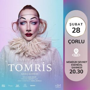 Janset Paçal Instagram - 🎭 Tomris 28 Şubat'ta Çorlu - Memduh Şevket Esendal Sahnesi'nde 🎬

🎫 Biletler, Biletix ve Biletinial'da.

İyi Seyirler🎬

TOMRİS: @jansetpacal 
Yazar: @kaanerkam 
Yönetmen: #MehmetUlay
Sanat Yönetmeni: @kemaldogulu
Tomris Ekip: @aysuzzzz @harunozdn 
JPTV Ekip: @egeshaqrock 
DonKişot Organizasyon: @donkisottiyatro (05445178402) @_ahmetdinc

 #tomrisoyun  #live #performance 
 #theatre #tiyato #jansetpaçal  #janset #kemaldogulu #actress #backstage #tomris #tomrisuyar
