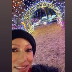 Jasmine Arteaga Sorge Instagram - Best way to end my birthday 🥳 Celebrations! @liveoakcanyon is one for the books, our first time and we loved it. The lights and Christmas decor are stunning and perfect for pictures.🤩 If you’re looking for something fun to do with family/friends this is now one of our new favorite places. So much to do, ice skating was a first 😆😅for boys #iceskating #carnivalfood #christmas #christmaslights #christmastrain #christmasfun #funrides