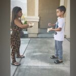 Jasmine Arteaga Sorge Instagram - Hahaha 🤣 Mason wanted to join in on the fun!! He got mama good. #tortilla #tortillachallenge #funtimes p.s for those asking my jumpsuit is from @cutebootylounge most comfortable and super cute!!