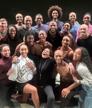 Jasmine Guy Instagram - Salute 🫡 to the Alvin Ailey American Dance Theater. We had a blast backstage with Ronnie Favors, rehearsal director, and the handsome young man who lifted me James Gilmore.  Being there brought back so many memories!! Sending lots of love to Renee and Matthew❤️ #alvinailey #atl #atlanta #dancers