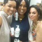 Jasmine Guy Instagram – With @monastephen  at the #AOWIE  conference.  @havynspa Thank you for your natural skin care products. I cant wait to try them out!