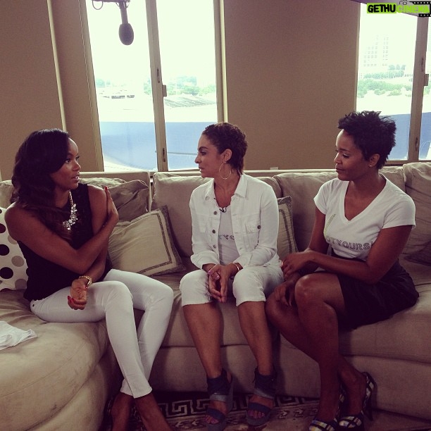Jasmine Guy Instagram - Sitting here with Letoya Luckett and CEO of not yours Mona Stephen during the centricnetworkculturelist interview