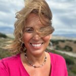 Jasmine Harman Instagram - Back in the office! And what a view! In the words of our sound recordist this morning: I’m suffering really badly with wind! 😝 💨 @aplaceinthesunofficial 👗 @cottontradersuk #monday #windswept #office