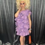Jasmine Kennedie Instagram – Rupaul says she doesn’t want to see anymore f*^king @hm ….. so I wore it anyway 😂 ! Such an amazing time at @rupaulsdragconuk this year!! Also a huge shout out/thank you  to @lewjizzlefoshizzle for helping me with my booth as well as gifting me this @marcjacobs bag!!! Such an amazing dragcon weekend!! Til next time 🇬🇧 

Hair: @theonlymadd 
Outfit: @hm metaverse collection 
Bag: @marcjacobs 
Ft: @teletubbieshq 

#dragcon #dragconuk #showgirl #frilly #h&m #trans #transwoman #jasminekennedie #rupaul #rpdr #rpdr14 #purple #wigs