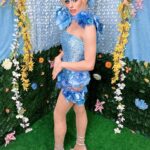 Jasmine Kennedie Instagram - Florals 4 Spring…..Groundbreaking 🌸Dragcon Day 2 🌸 Dress made by: @serand_create Stoned by: me Hair: @anthonymichaelwigs Tights: @stonedbyaleks Earrings: @swarovski #dragcon #rpdr #rupaul #rupaul #flowerpower #effietrinket #jasminekennedie #floralsforspring