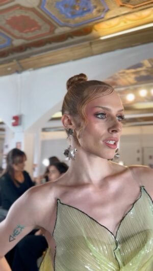 Jasmine Kennedie Instagram - 🧚🏻Walked today in NYFW for @breeoriginaldesigns 🧚🏻

#tinkerbell #jasminekennedie #showgirl #nyfw #newyorkfashionweek #trans #transshowgirl #transmodel #rpdr14 #rupaul #dragrace