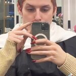 Jasmine Kennedie Instagram - To the Salon 💇🏼‍♀️ Ft @junejambalaya Thank you so much @dougoconnell13 for turning my hair out!!! #ginger #redhead #hair #hairstylist #hairsalon #jasminekennedie #junejambalaya #rpdr #rpdr14 #trans #transwoman