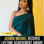 Jasmine Michael Instagram - @jasminmichael.official has received Lifetime Achievement Award today at MICA Awards 3rd Edition . The most down to earth person and whom has contributed a lot to the Malaysian Indian Cinema Industry . The best of the best whom have broken the boundaries and records. Undoubtedly, the Queen of Malaysian Indian Cinema and also always No.1 in our heart forever ❤️❤️ #micaawards2024 #tubelightdotcom #tubelighttvmalaysia