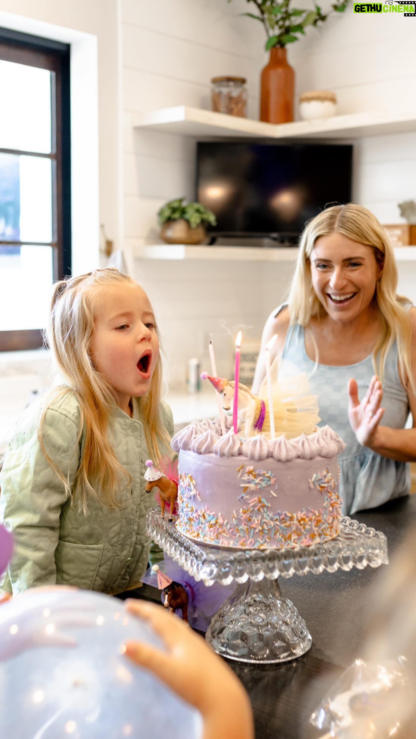 Jasmine Roth Instagram - What. A. Day. 💜💜 A huge thank you to so many of our friends and fam for coming out to celebrate our little girl turning 4. I don’t know if it’s because I’m soooo tired (seriously!) or if I’m just being sentimental, but we are so lucky to be so loved. 🥹🥹 And a huge thank you to all of you for the sweet birthday wishes for little @hazelrothofficial. So many of you have been here since the beginning and so many of you have joined in along the way to cheer on our little family. I appreciate each of you. 😘 Now what do I do with with these horses? (Jk, jk, they were from a local farm and seemed very happy to visit, but also happy to go back home. 😂) Hazel completely caught me off guard when she said she wanted a “horse party” but it was fun! #HazelRoth #MyWholeHeart #RothFamilyStory