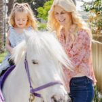 Jasmine Roth Instagram - Fun was had! 🐴🎂💜 Can’t believe we have a 4 yr old. #MyWholeHeart #HazelRoth #RothFamilyStory