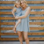 Jasmine Roth Instagram - Thinking a lot about my “why” lately. 💛💛 Also - what age did your kids wear matching outfits with you until? Just wondering how much longer I can get away with this because right now she LOVES it. (And so do I 🥹) #BuildYourHappy #RothFamilyStory #WomenWhoBuild