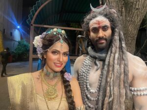 Jaswinder Gardner Instagram - Mainavati & shiv ✨
meet this humble man @ramyashvardhan 
.
.
.
#jaswindergardner #actor #actorslife #bollywood #celebrity #shivshakti #raamyashvardhan #colorstv #swastikproduction @colorstv @swastikproductions