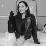 Javiera Díaz de Valdés Instagram - AMÉN ROOM en @hotelbidasoa x @amenleather y @grisanticussen_cl y esa chaqueta de la última colección de @amenleather de la querida @belemunozg @thecollectivecl 🦢 gracias por la invitación. 🤍