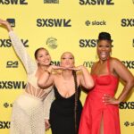 Jaylen Barron Instagram - @blindspottingstarz at @sxsw Woah, This was like, really fun. Thank you @sxsw and @blindspottingstarz for this experience. Idk what else to say except for how grateful I am and inspired to be surrounded by such passionate artists. 💕 Styled: @mrenriquemelendez Dress: @patbo Shoes: @schutz Makeup: @caitlinkrenzbeauty Hair: @anastacio_makeup